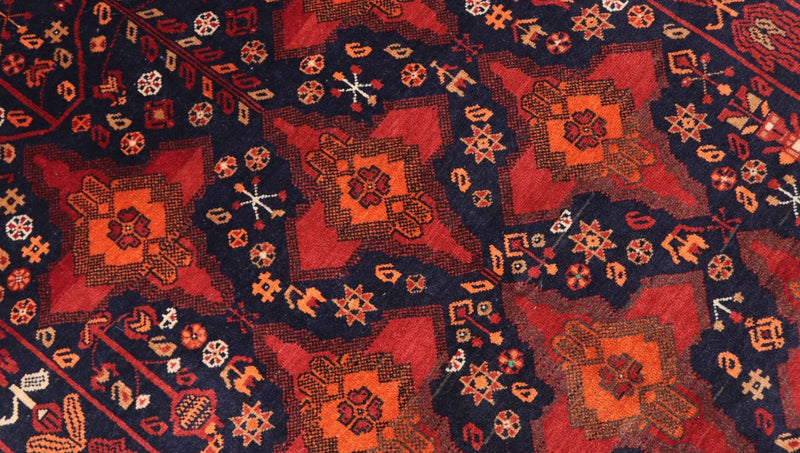Afghan Rug - 172 x 100 cm - red