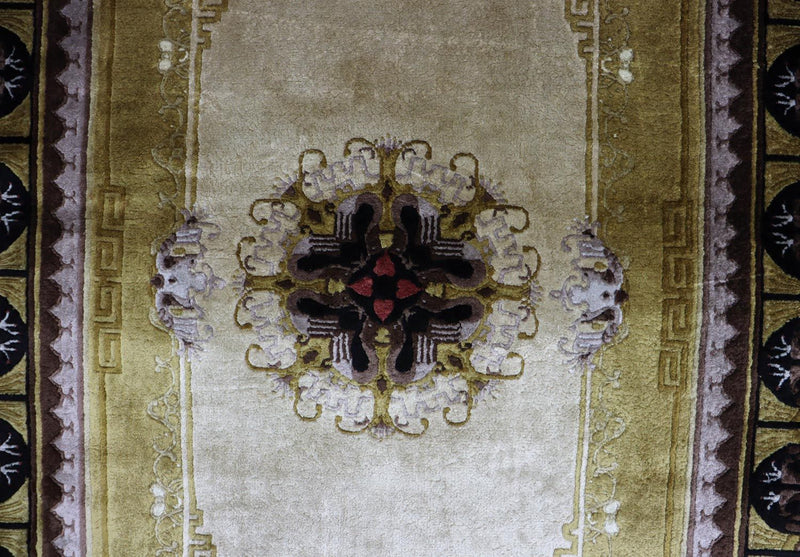 Chinese Rug - 190 x 90 cm - green