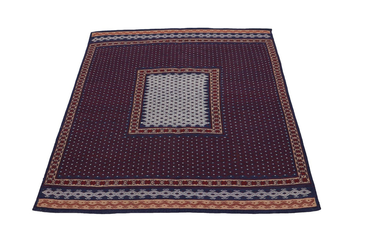 Kelim Rug - Oriental - 146 x 135 cm - blue