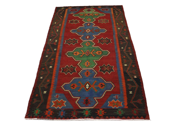 Kelim Rug - Oriental - 284 x 165 cm - red