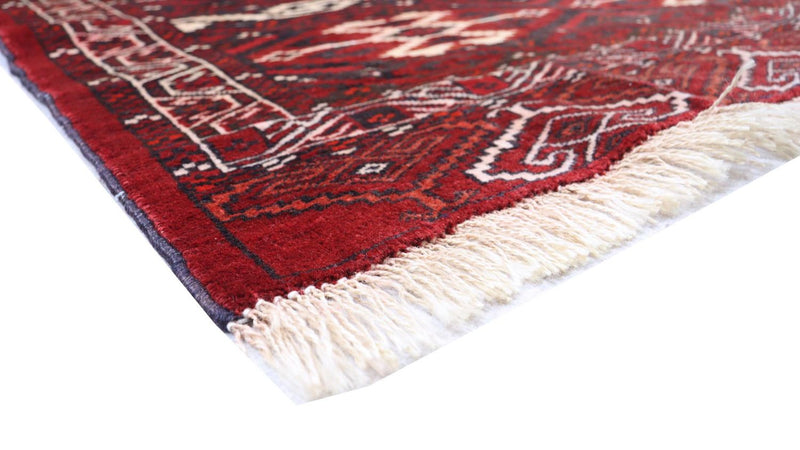 Afghan Rug - Bukhara - 165 x 90 cm - dark red