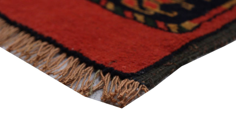 Afghan Rug - 154 x 126 cm - red
