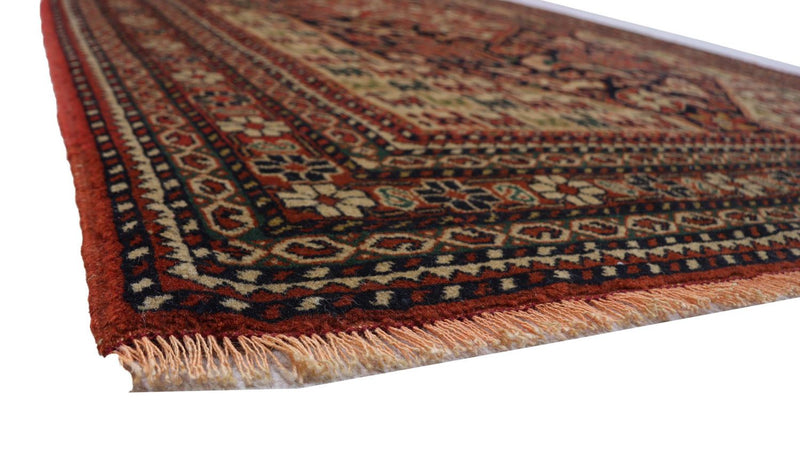 Afghan Rug - 193 x 126 cm - dark red