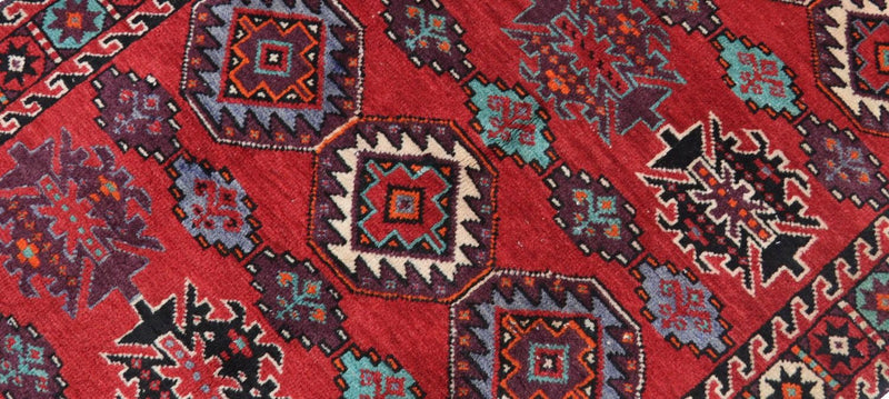 Belutsch Rug - 198 x 102 cm - dark red