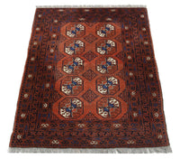 Afghan Rug - 155 x 103 cm - dark red