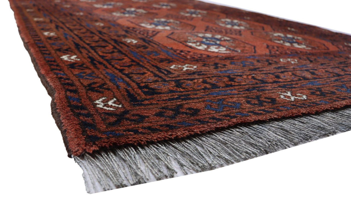 Afghan Rug - 155 x 103 cm - dark red