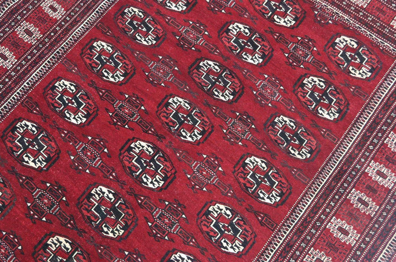 Afghan Rug - 180 x 130 cm - red