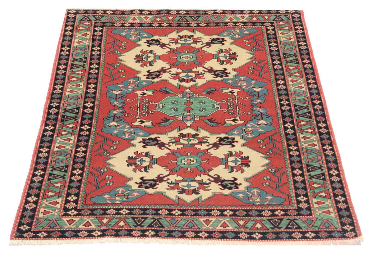 Afghan Rug - 170 x 138 cm - red