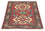 Afghan Rug - 170 x 138 cm - red