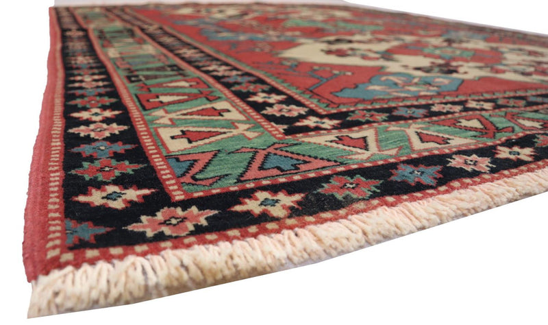 Afghan Rug - 170 x 138 cm - red