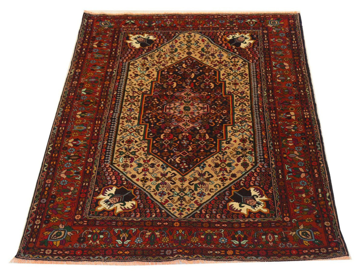 Afghan Rug - 187 x 125 cm - red