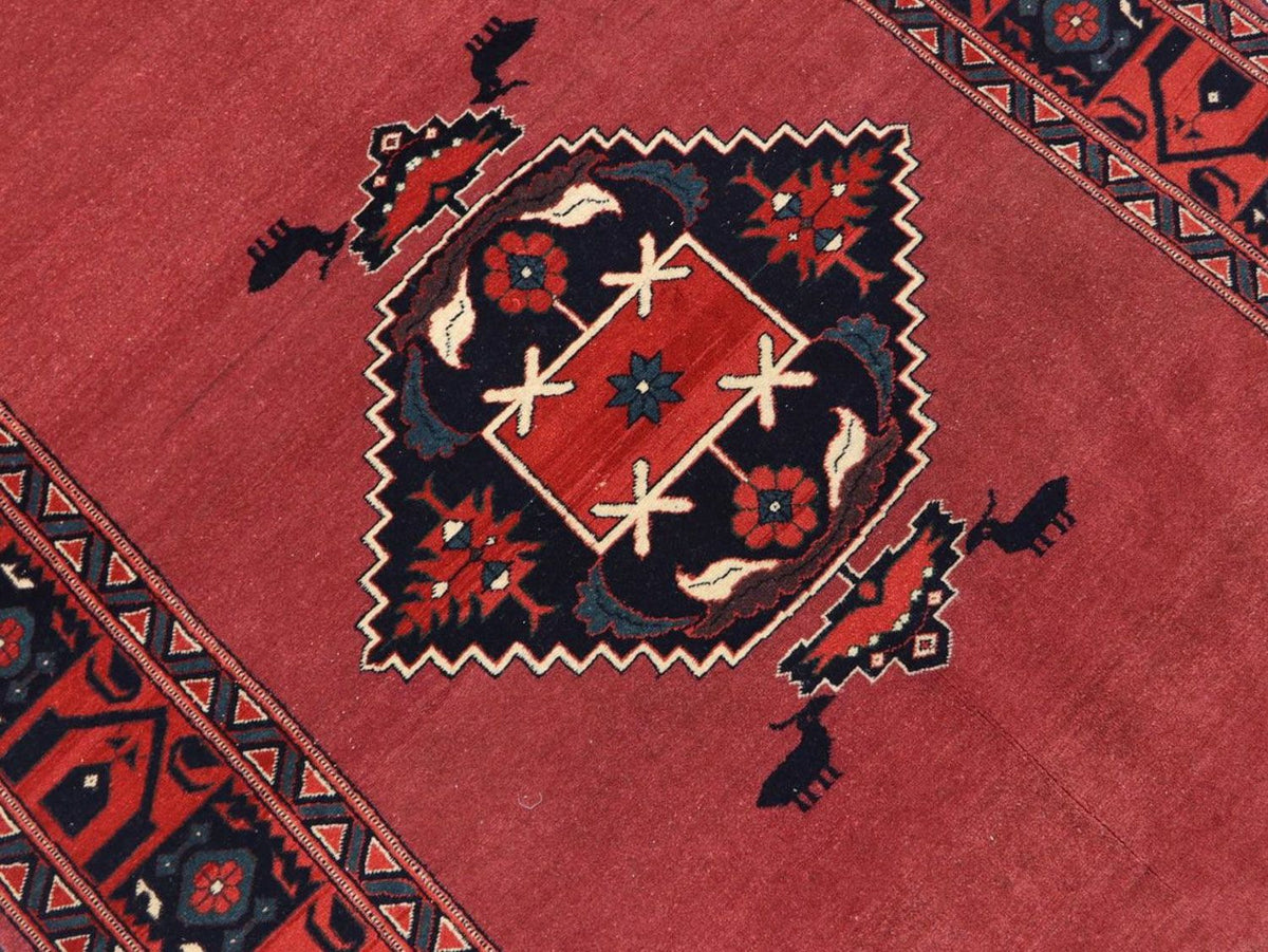 Afghan Rug - 190 x 129 cm - red