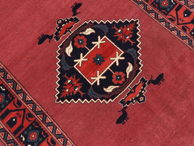 Afghan Rug - 190 x 129 cm - red