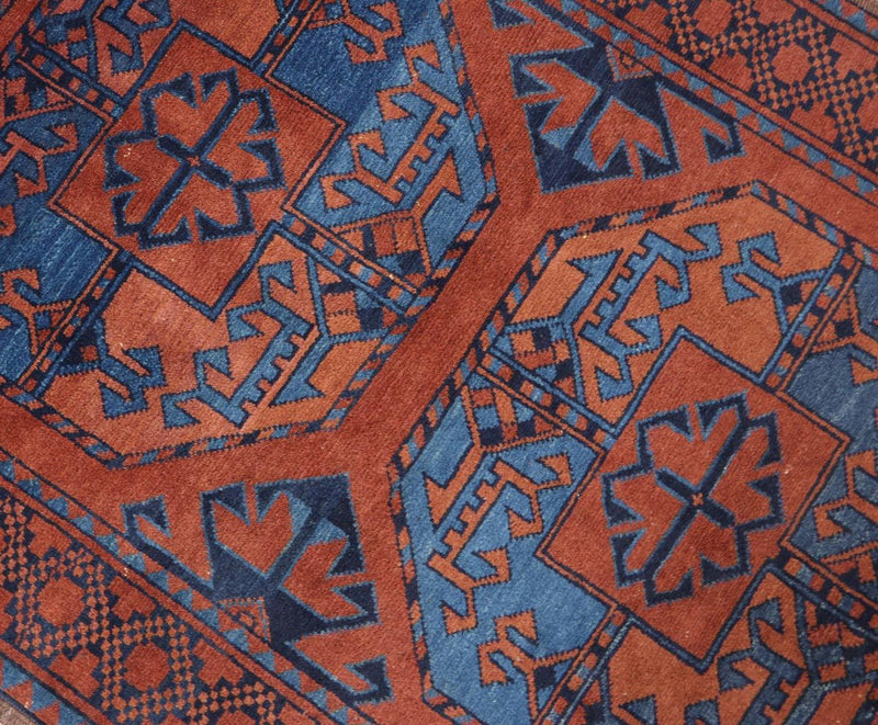 Afghan Rug - 124 x 90 cm - red