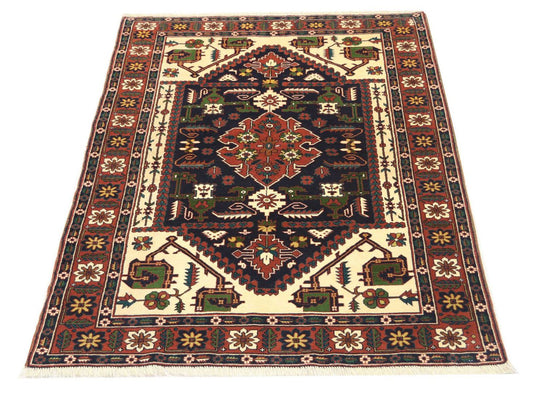 Afghan Rug - 182 x 129 cm - dark blue