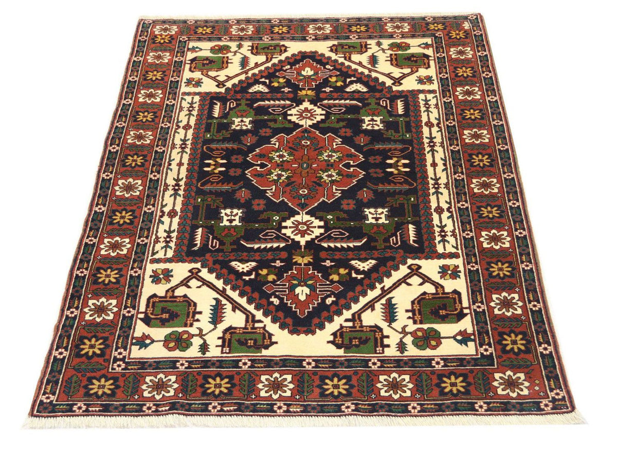 Afghan Rug - 182 x 129 cm - dark blue