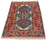 Oriental Rug - 184 x 119 cm - red