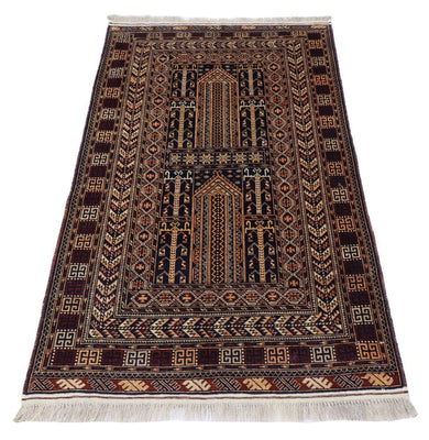 Belutsch Rug - 155 x 95 cm - black