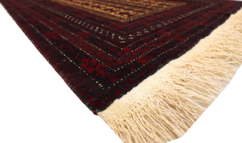 Afghan Rug - 150 x 95 cm - dark red