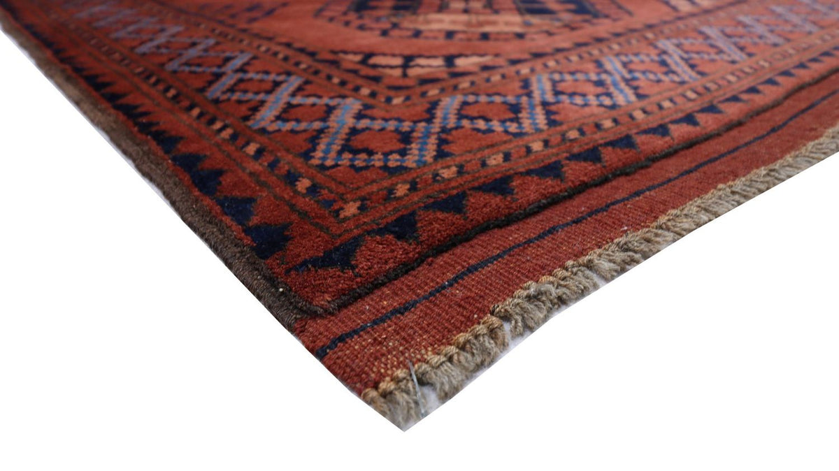 Afghan Rug - 120 x 92 cm - red