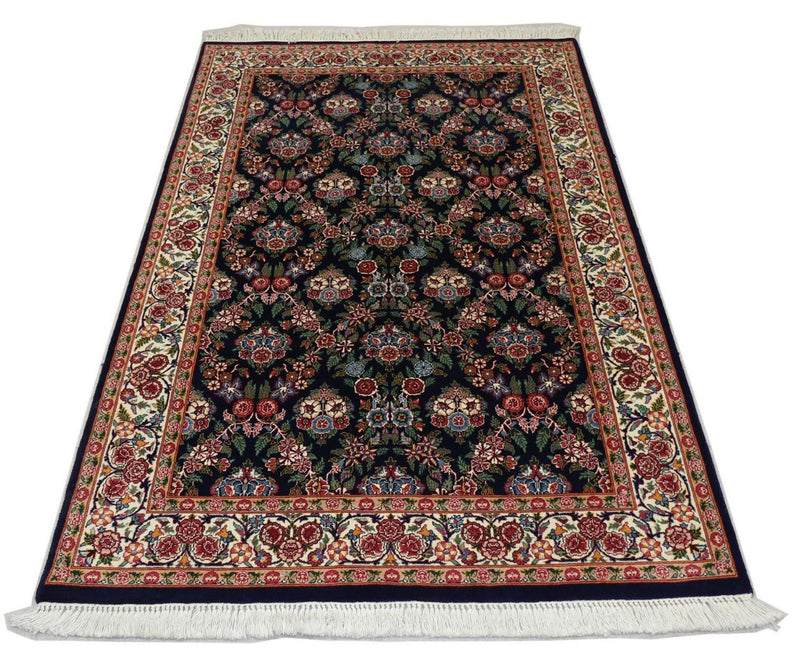Oriental Rug - 215 x 123 cm - black