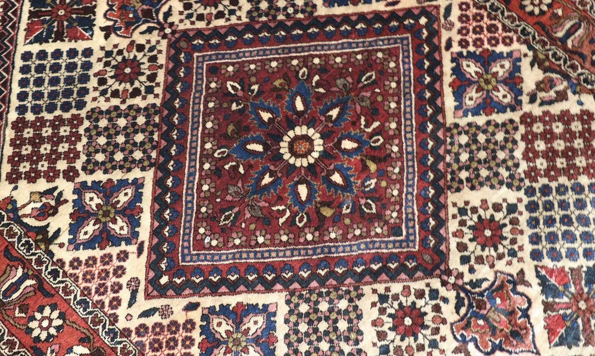 Perser Rug - Nomadic - 204 x 142 cm - dark red