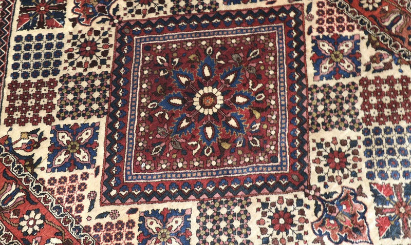 Perser Rug - Nomadic - 204 x 142 cm - dark red