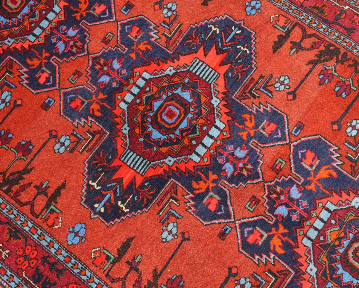 Oriental Rug - 207 x 121 cm - dark red