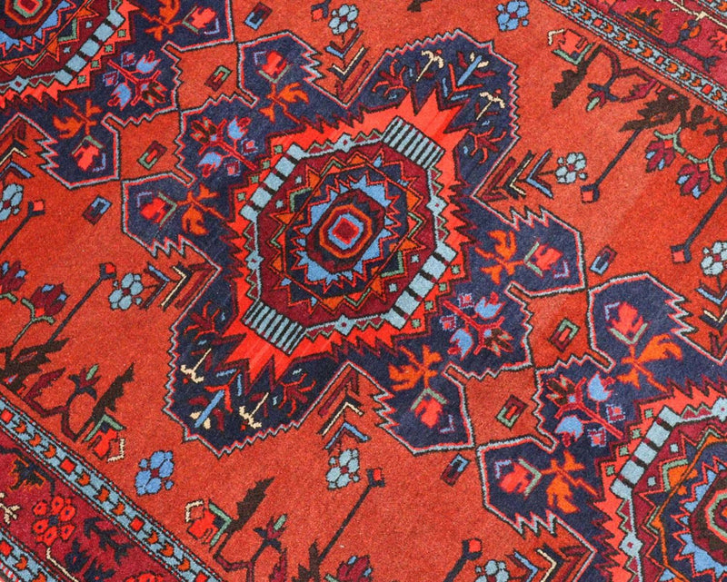 Oriental Rug - 207 x 121 cm - dark red