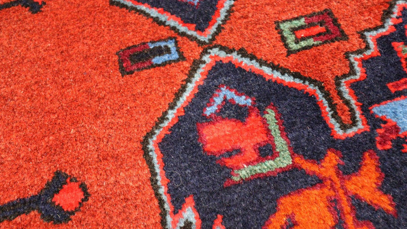 Oriental Rug - 207 x 121 cm - dark red