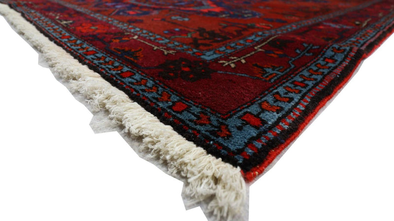Oriental Rug - 207 x 121 cm - dark red