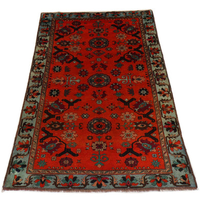 Oriental Rug - 210 x 133 cm - dark red