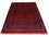 Afghan Rug - 195 x 151 cm - dark red