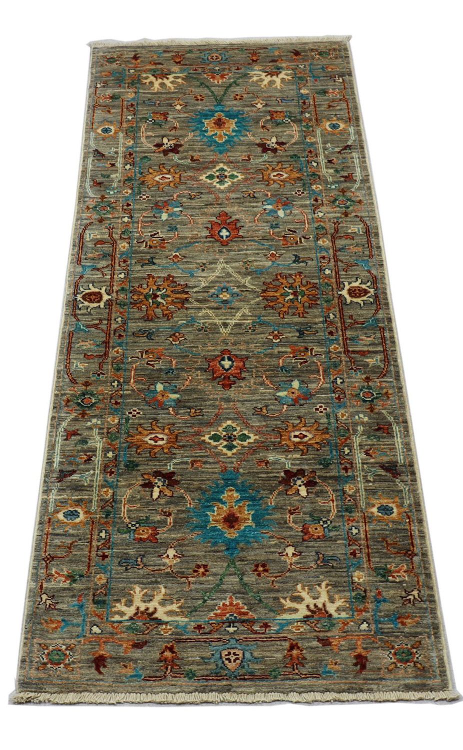 Runner Ziegler Rug - 201 x 77 cm - olive green