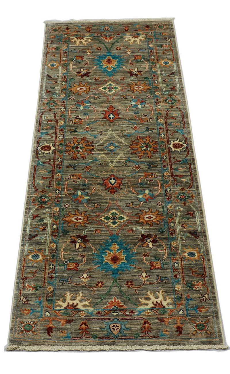 Runner Ziegler Rug - 201 x 77 cm - olive green