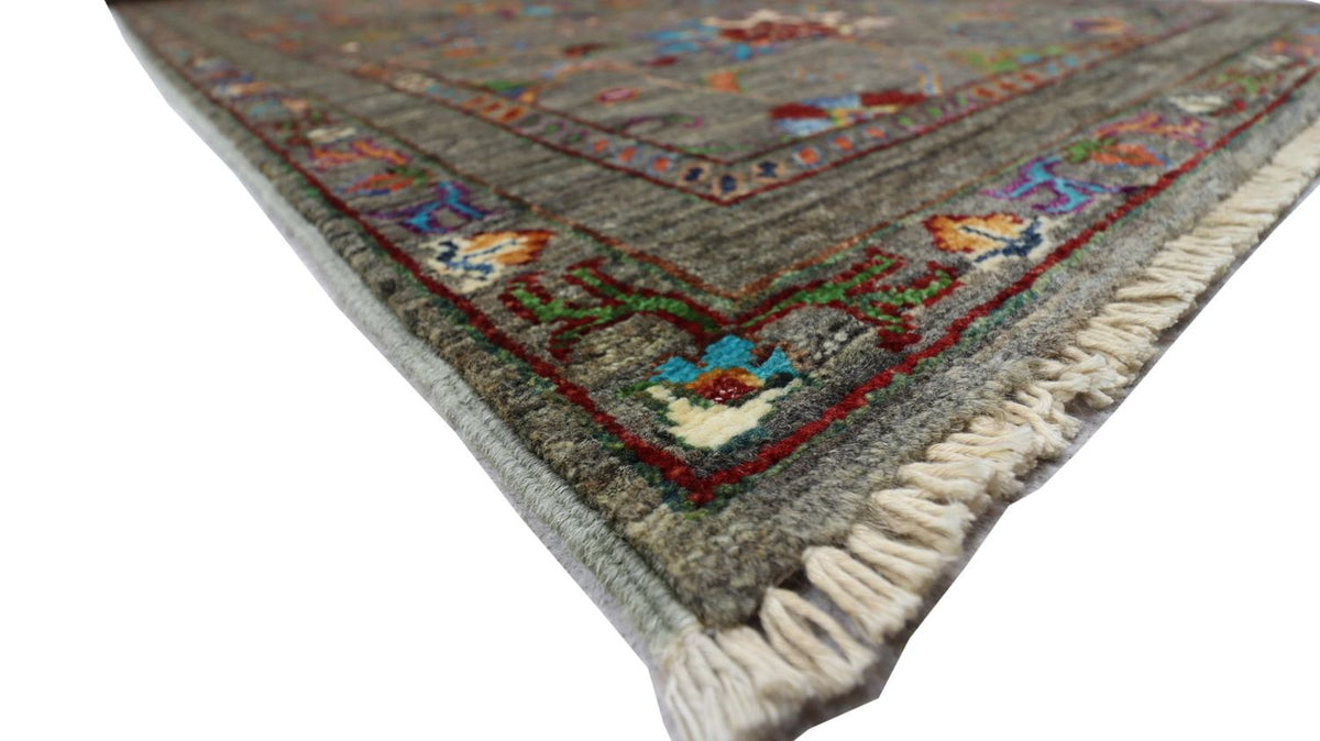 Runner Ziegler Rug - 315 x 82 cm - olive green