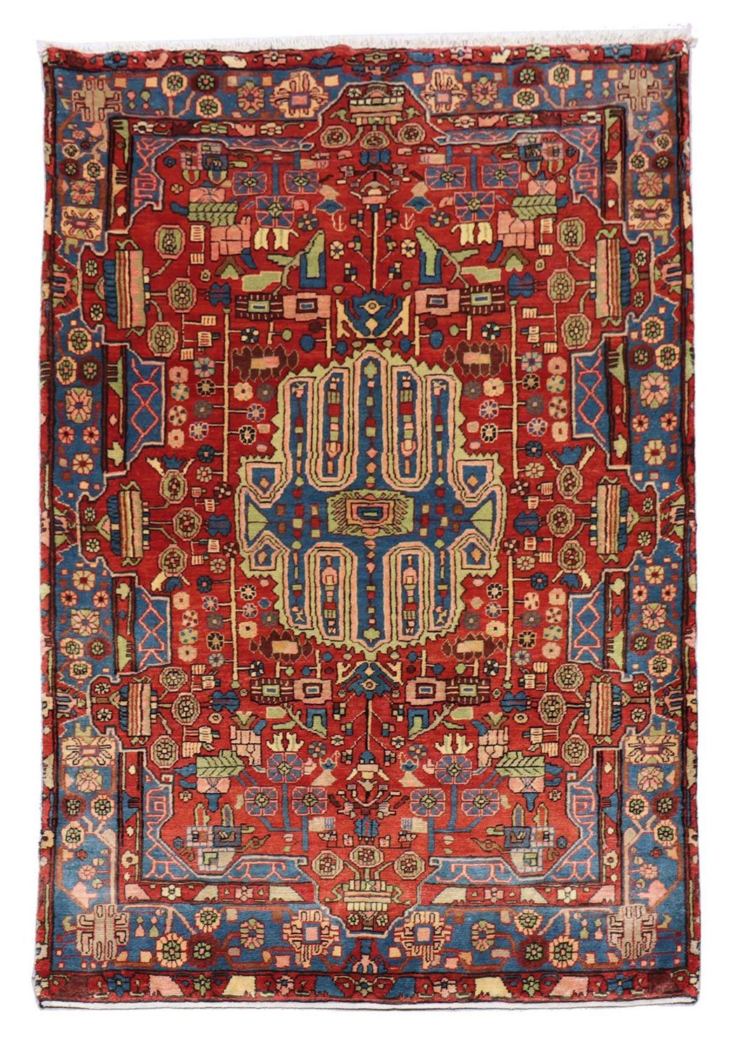 Perser Rug - Nomadic - 215 x 154 cm - red