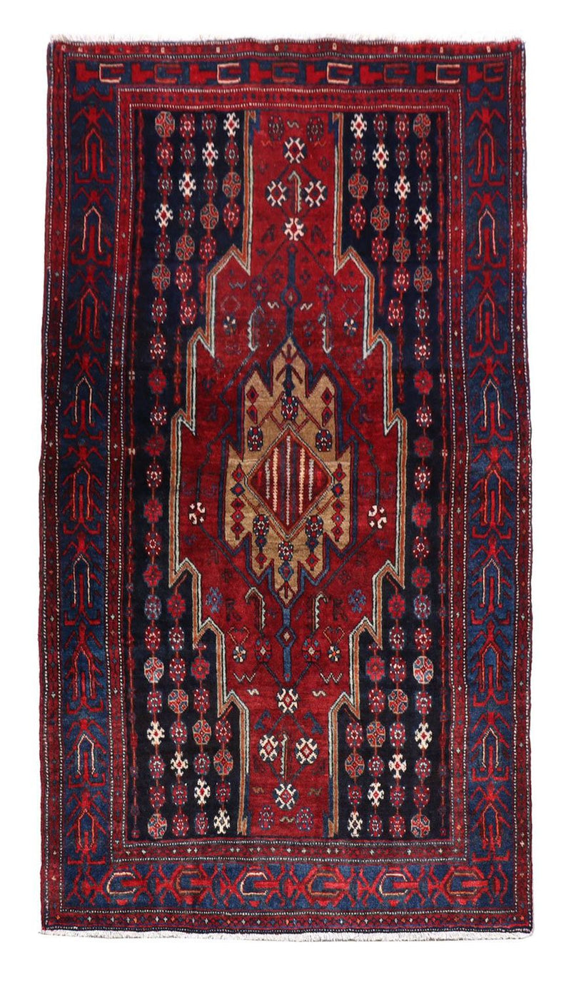Gabbeh Rug - Loribaft Perser - 243 x 133 cm - red
