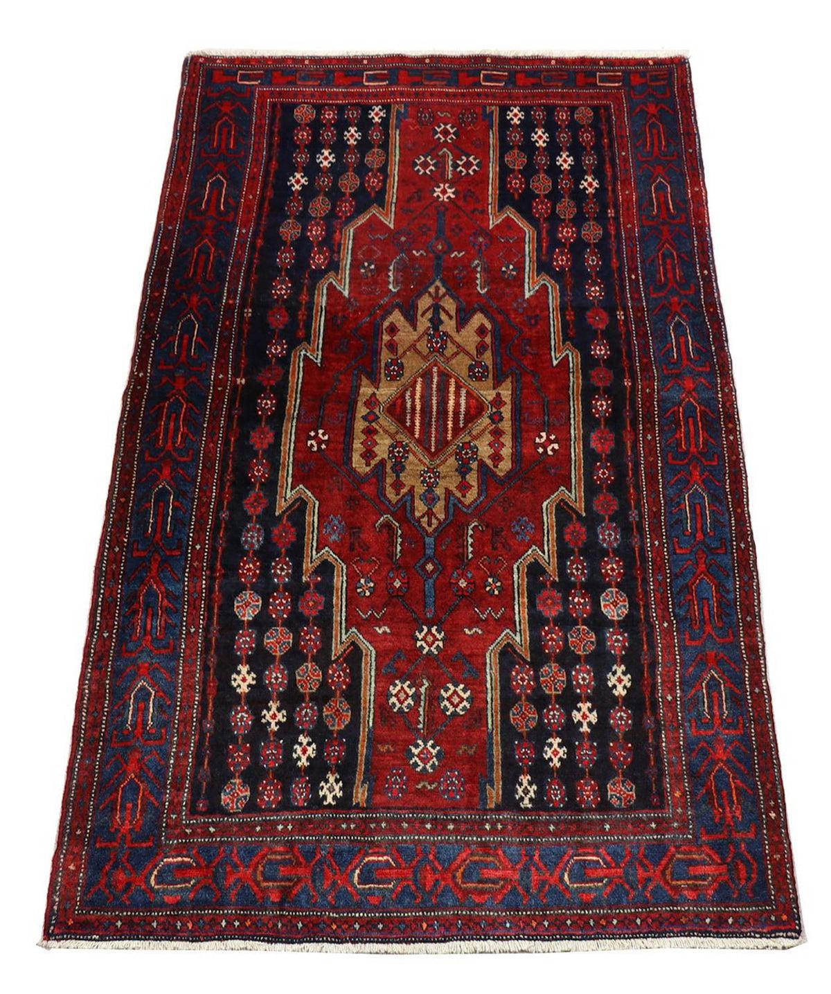 Gabbeh Rug - Loribaft Perser - 243 x 133 cm - red