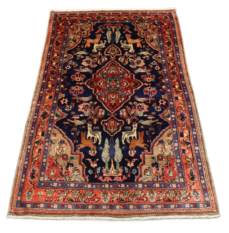 Runner Perser Rug - Nomadic - 237 x 127 cm - dark blue