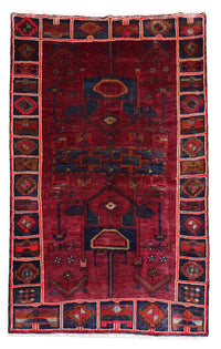 Gabbeh Rug - Loribaft Perser - 220 x 160 cm - light red