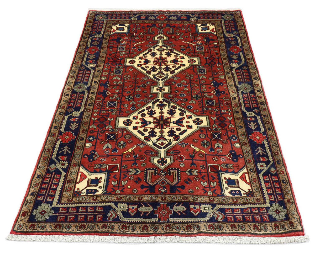Perser Rug - Nomadic - 212 x 151 cm - dark red