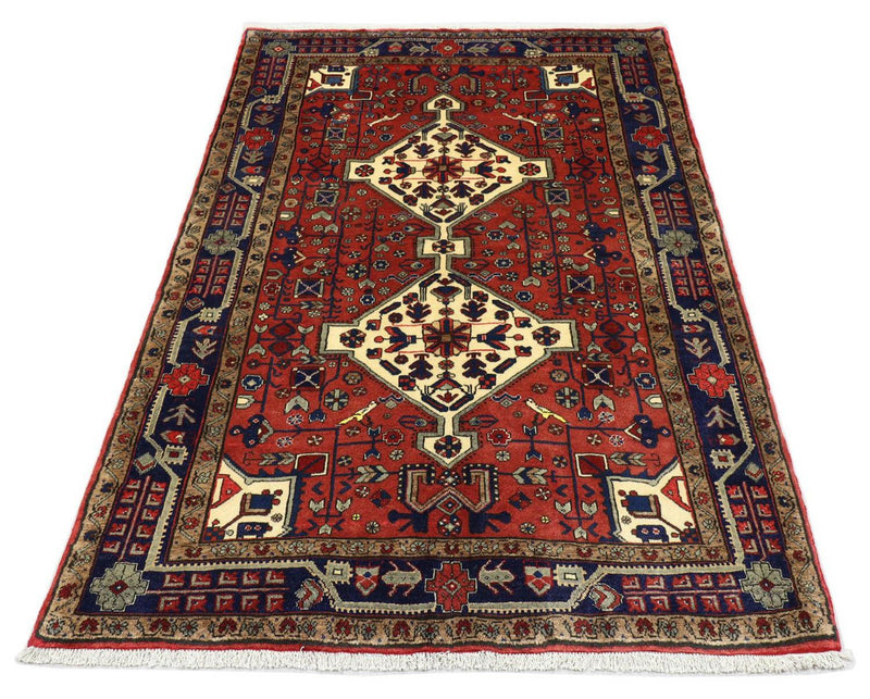 Perser Rug - Nomadic - 212 x 151 cm - dark red
