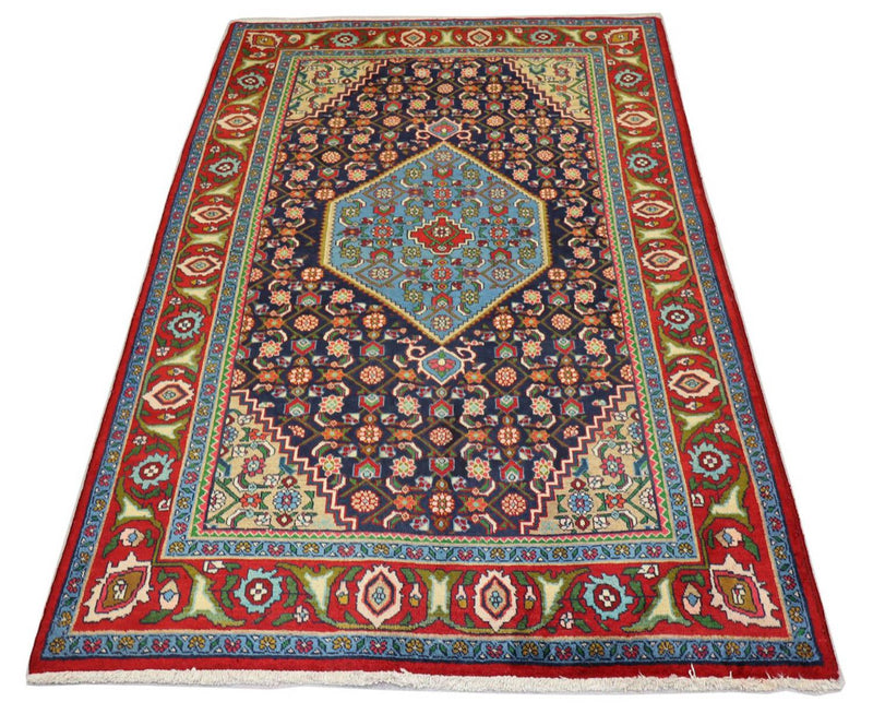 Perser Rug - Nomadic - 203 x 137 cm - dark blue