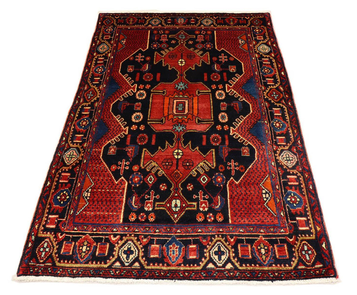 Perser Rug - Nomadic - 202 x 138 cm - black