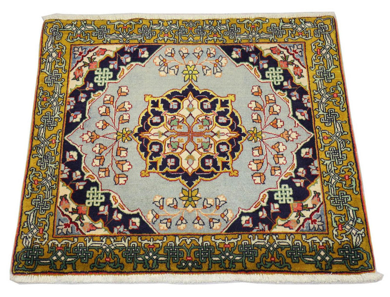 Perser Rug - Ghom square  - 91 x 78 cm - silver