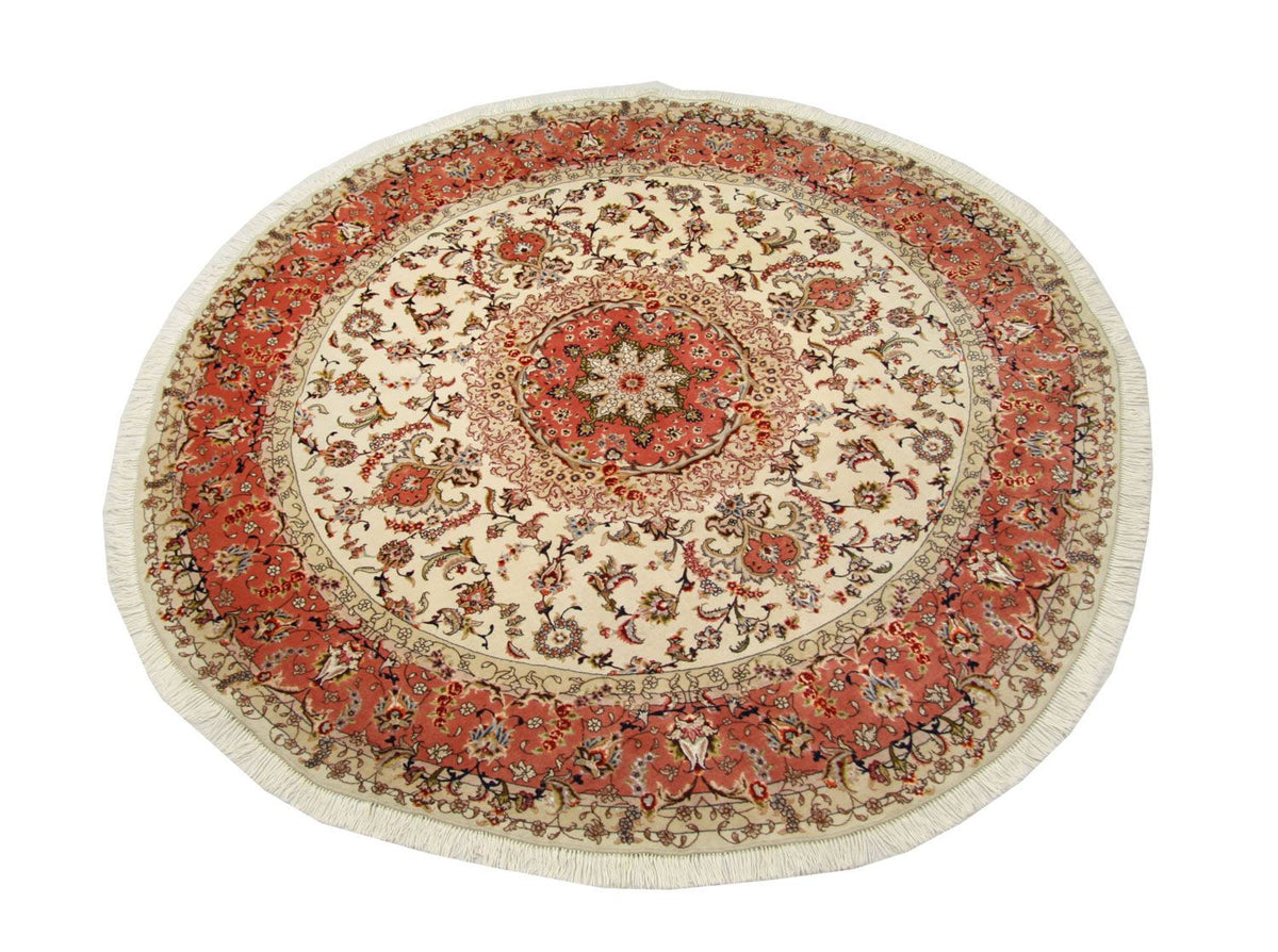 Perser Rug - Tabriz - Royal round  - 230 x 230 cm - beige