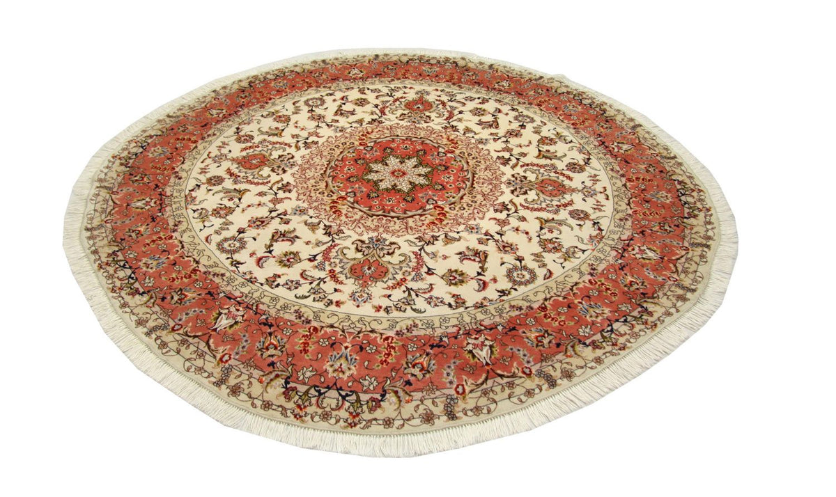 Perser Rug - Tabriz - Royal round  - 230 x 230 cm - beige