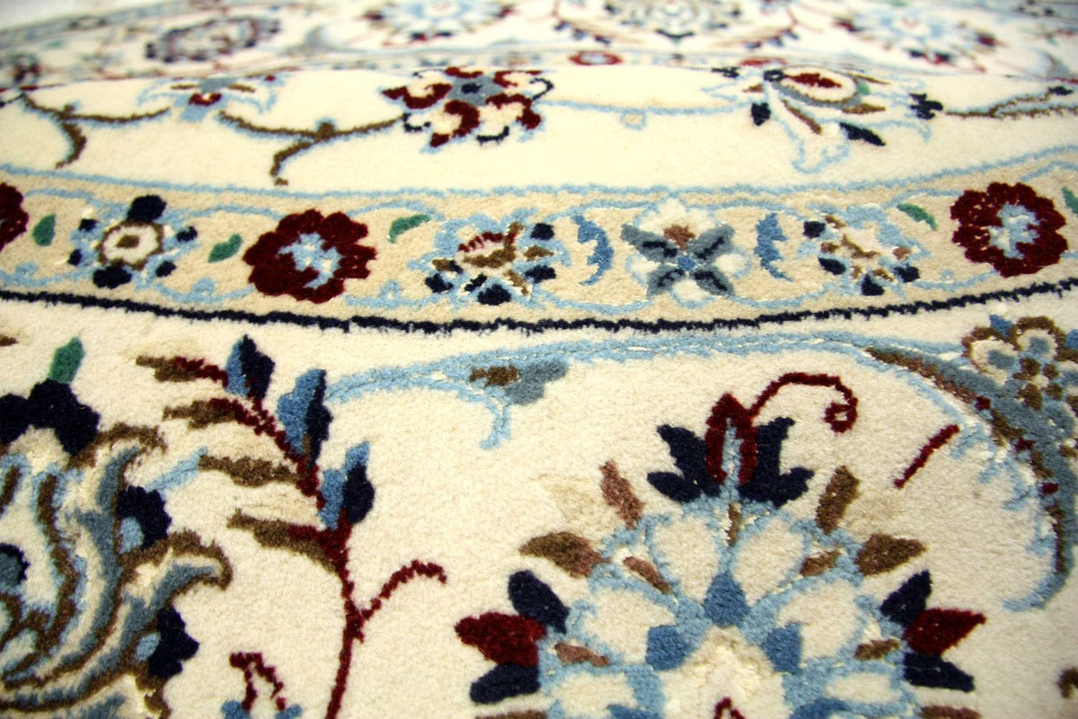 Perser Rug - Nain round  - 250 x 250 cm - natural white