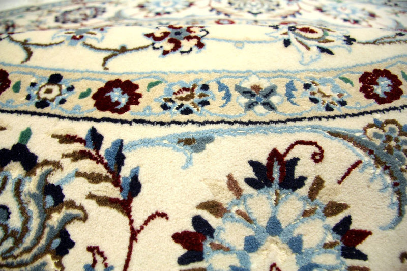 Perser Rug - Nain round  - 250 x 250 cm - natural white